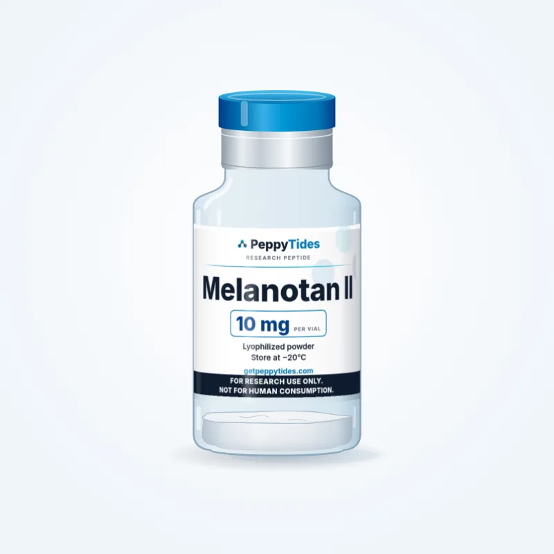Melanotan II research vial