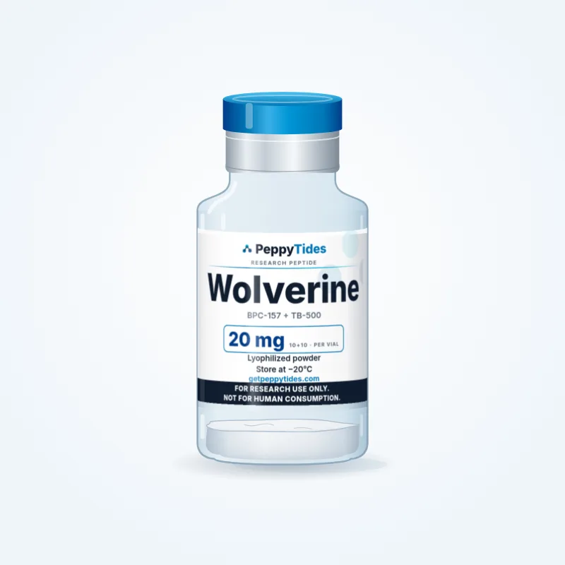 Wolverine (BPC-157 + TB-500) research vial